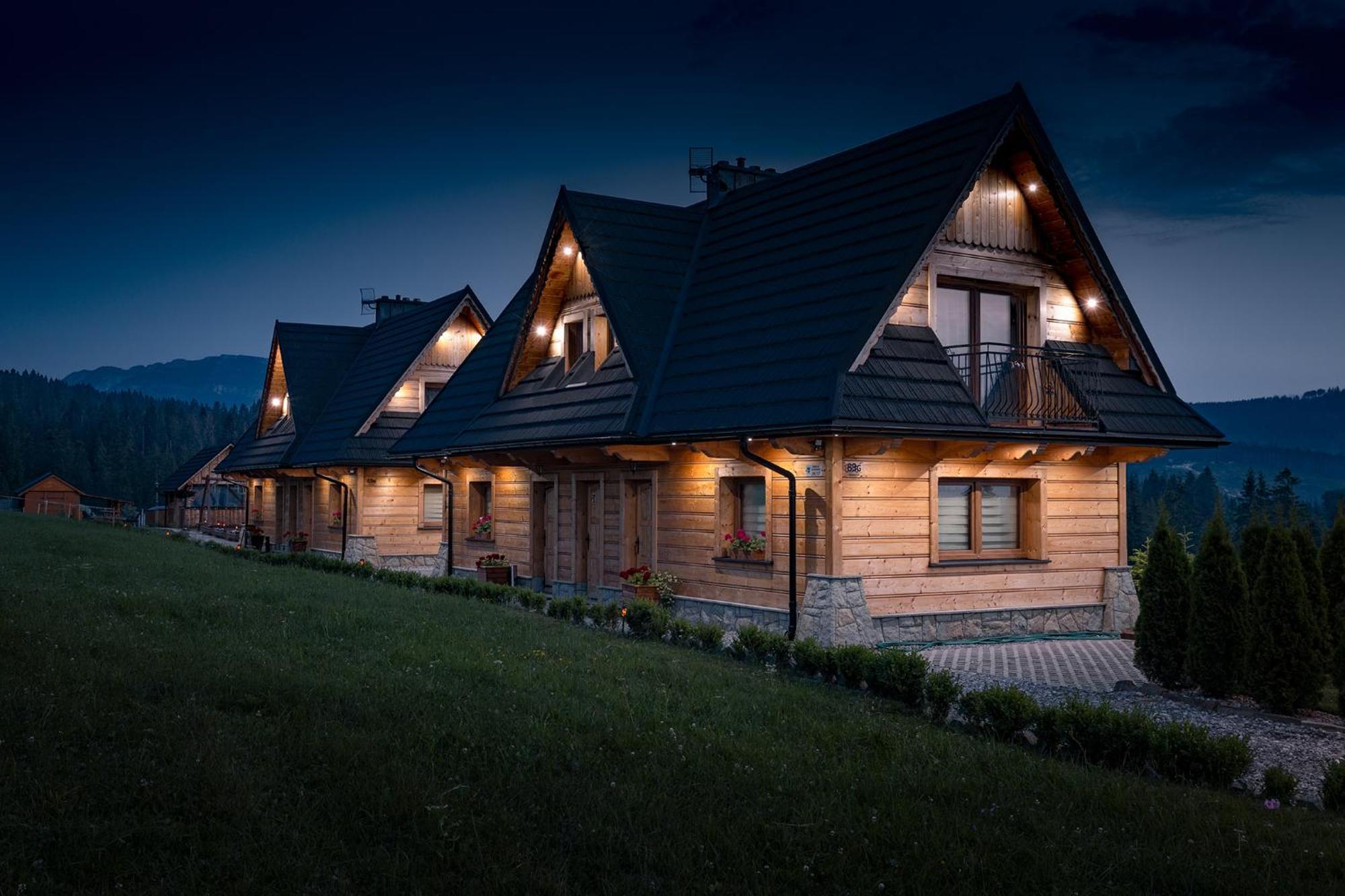 Witowianskie Domki Z Kominkiem, Jacuzzi I Sauna Dzianisz ภายนอก รูปภาพ