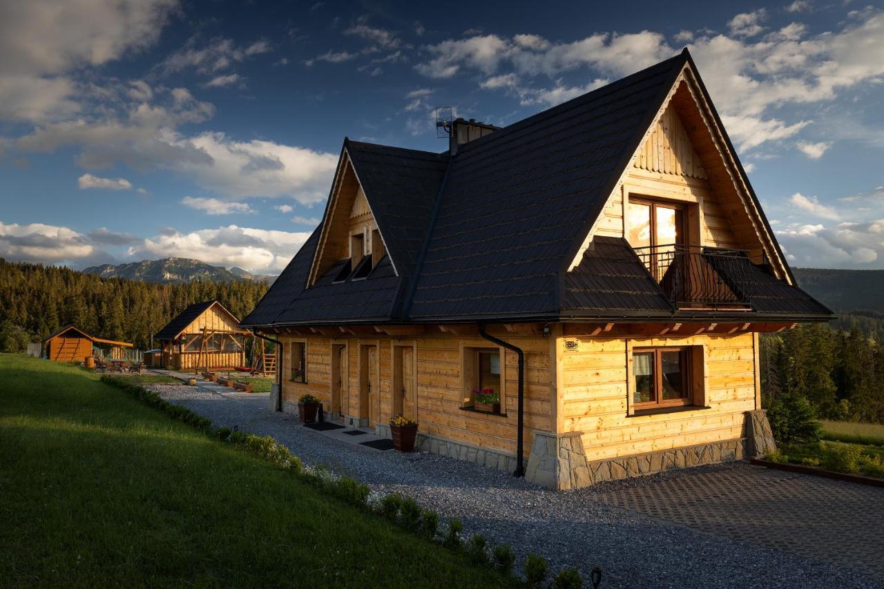 Witowianskie Domki Z Kominkiem, Jacuzzi I Sauna Dzianisz ภายนอก รูปภาพ