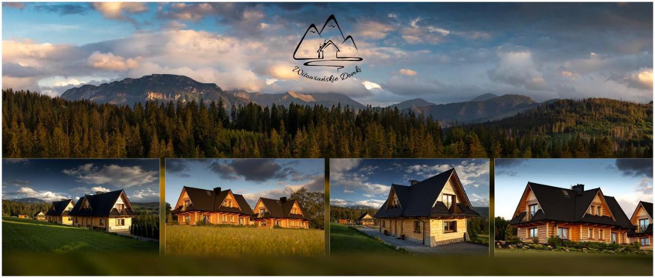 Witowianskie Domki Z Kominkiem, Jacuzzi I Sauna Dzianisz ภายนอก รูปภาพ