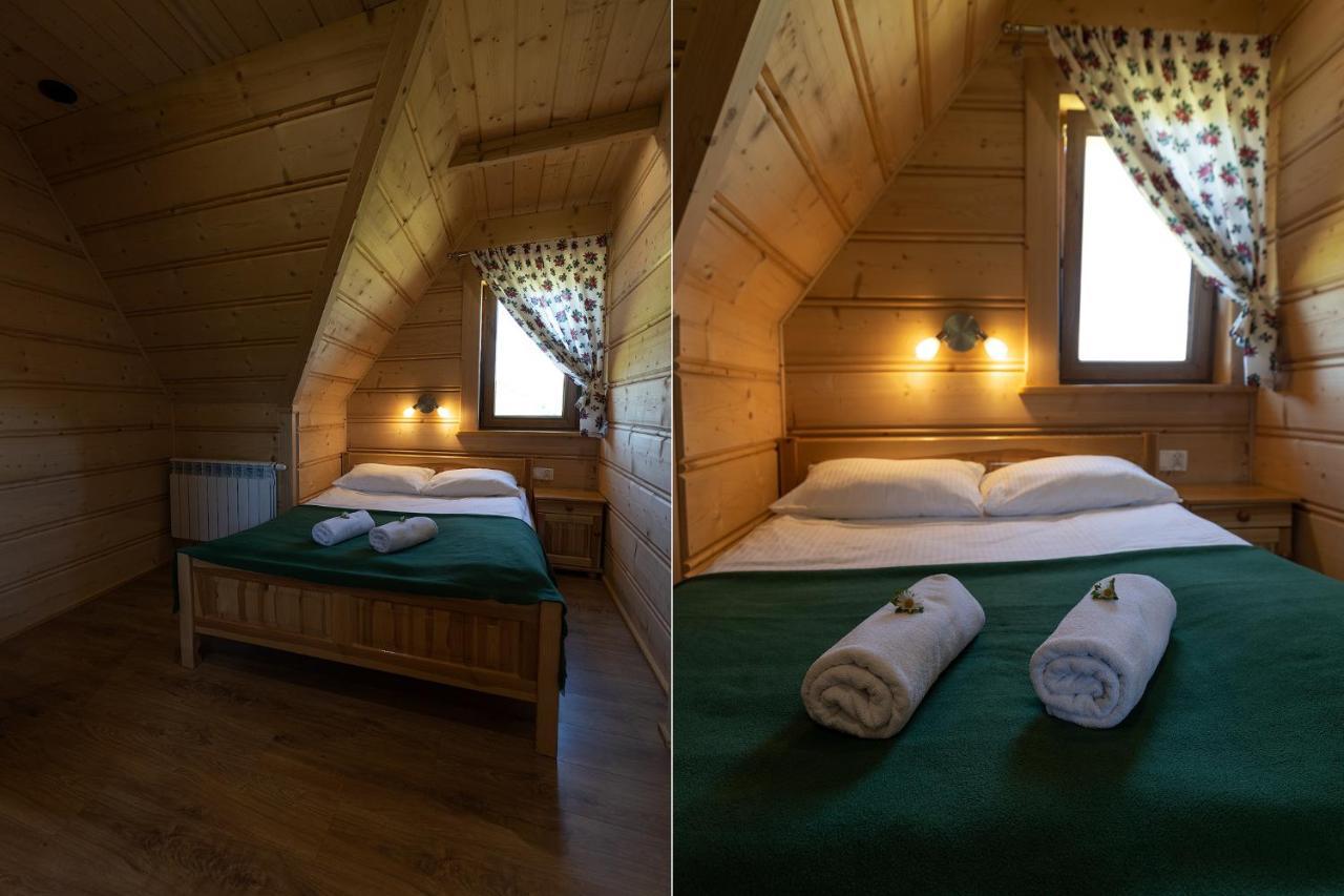 Witowianskie Domki Z Kominkiem, Jacuzzi I Sauna Dzianisz ภายนอก รูปภาพ