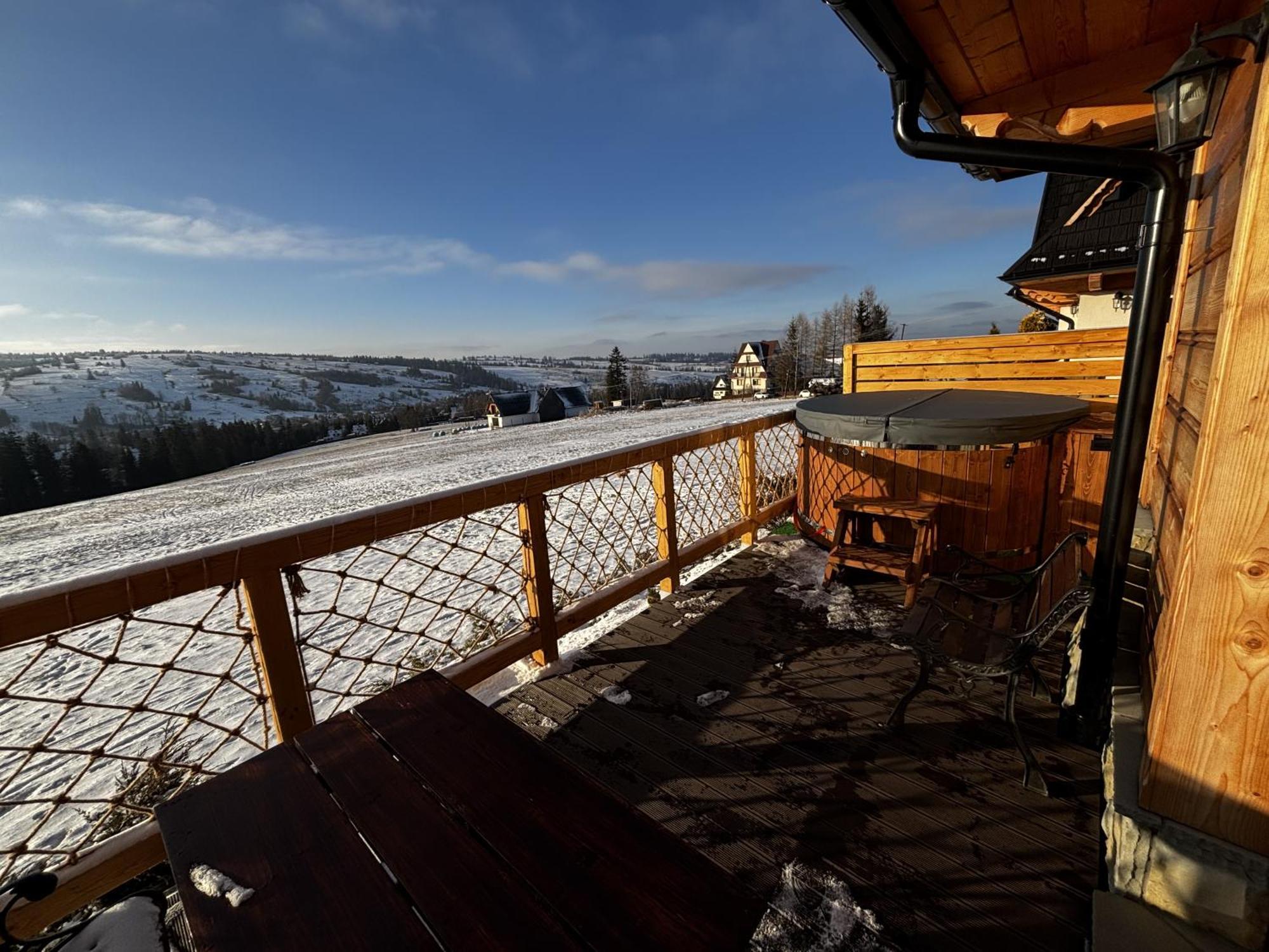 Witowianskie Domki Z Kominkiem, Jacuzzi I Sauna Dzianisz ภายนอก รูปภาพ